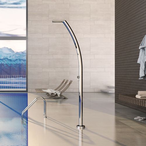 Doccia da esterno per piscina - YACHT M - 316L - Inoxstyle - multifunzione / classica / in acciaio inossidabile