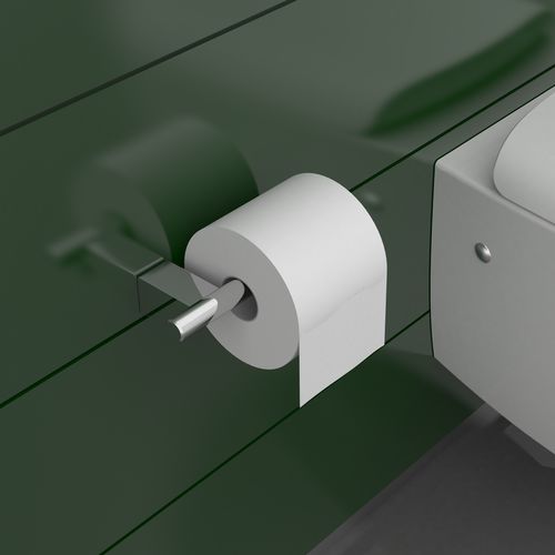 Portarotolo da parete - STEELGLAM RH - Inoxstyle - in acciaio inossidabile 316L / levigato / per hotel