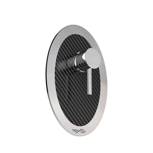 Miscelatore da doccia - MIX CARBON O (51035) - Inoxstyle - da parete / in acciaio inossidabile / in fibra di carbonio