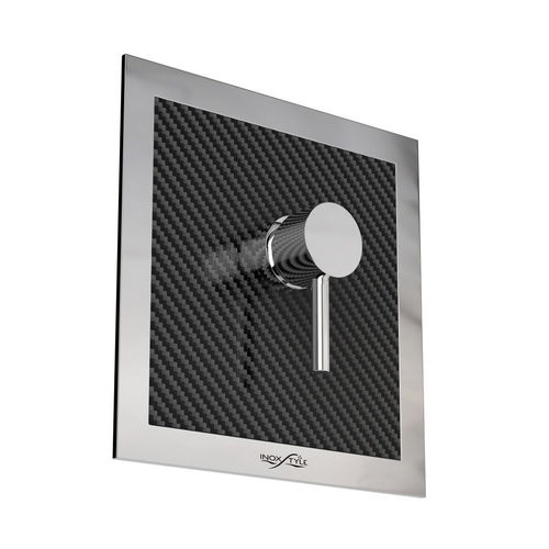 Miscelatore da doccia - MIX CARBON Q (51039) - Inoxstyle - da parete / in fibra di carbonio / da esterno