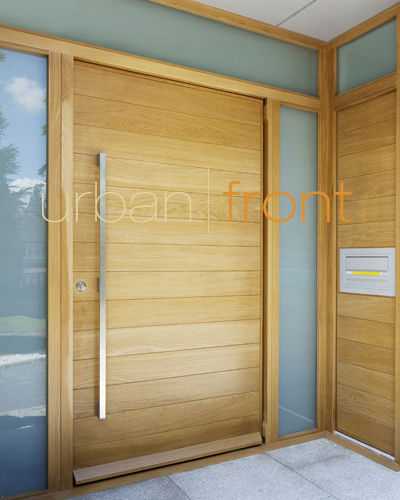 Porta d'ingresso - PARMA E80 - Urban Front - in rovere / a bilico / senza vetri