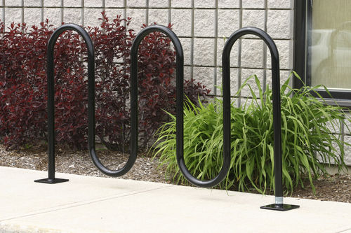 Rastrelliera per biciclette a pavimento - MBR400 - Maglin Site Furniture - per spazi pubblici / in acciaio / professionale