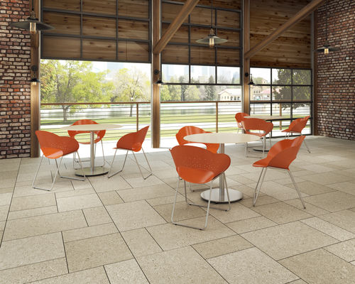 Sedia contemporanea - CHAIR - THE BATTERY COLLECTION - Maglin Site Furniture - da esterno / da interno / in metallo verniciato