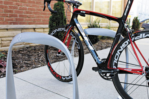 Rastrelliera per biciclette a pavimento - SCBR1600 - Maglin Site Furniture - per spazi pubblici / in ghisa di alluminio / professionale