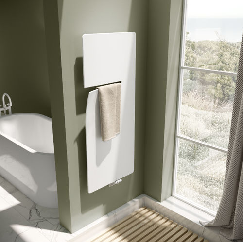 Scaldasalviette ad acqua calda - INEO - VASCO - contemporaneo / in alluminio / in rame