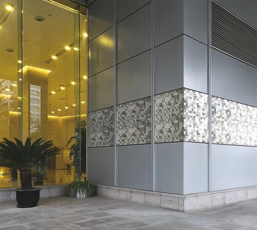 Pannello in composito di rivestimento - MOSAIC AIR - GAMMASTONE - per parete / per muro / in vetro