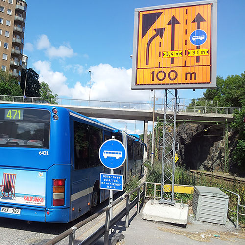 Pannello segnaletico stradale a messaggio variabile - TRAFFIC VMS  - Triplesign System AB
