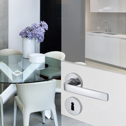 Maniglia per porta - PURE - R373 - JATEC - in metallo / contemporanea / con serratura integrata