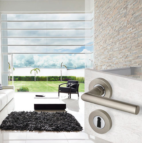 Maniglia per porta - BIZET - R361 - JATEC - in metallo / contemporanea / con serratura integrata