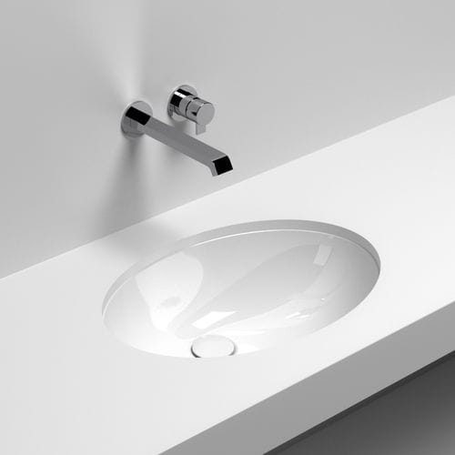 Lavabo sottopiano - SOTTO OVALE - SIGN - in ceramica / ovale / contemporaneo