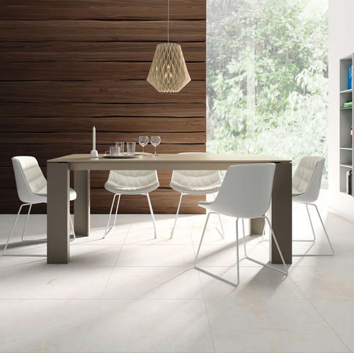 Tavolo da pranzo contemporaneo - T03  - VIVE - MUEBLES VERGE S.L. - in legno / in ceramica / in vetro laccato