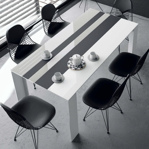 Tavolo contemporaneo - T08  - VIVE - MUEBLES VERGE S.L. - in legno / in ceramica / in alluminio