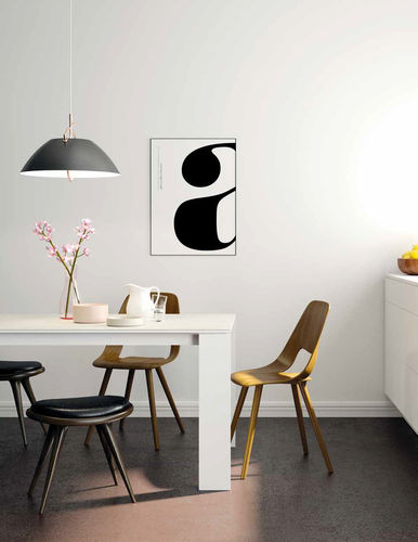 Tavolo da pranzo contemporaneo - M03 - VIVE - MUEBLES VERGE S.L. - in legno / in ceramica / in vetro laccato