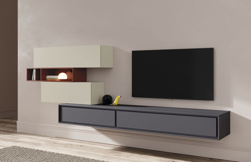 parete attrezzata TV contemporaneo - VIVE - MUEBLES VERGE S.L.