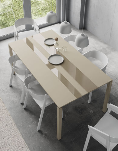 tavolo da pranzo moderno - VIVE - MUEBLES VERGE S.L.