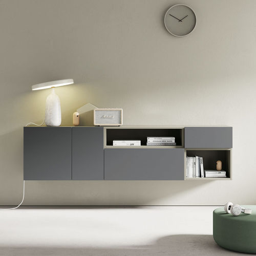 Mobile da ingresso contemporaneo - ON RECIBIDOR 2 - VIVE - MUEBLES VERGE S.L. - a muro / in legno laccato / con contenitore