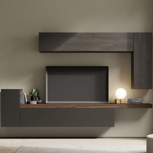 parete attrezzata per soggiorno contemporanea - VIVE - MUEBLES VERGE S.L.