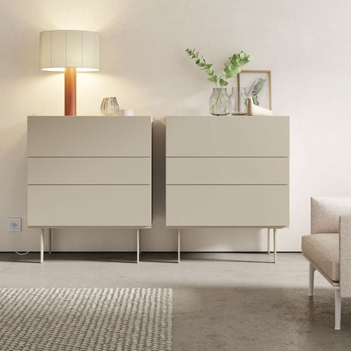 Credenza contemporanea - ON APARADOR 10 - VIVE - MUEBLES VERGE S.L. - in legno laccato opaco / su misura / con cassetti