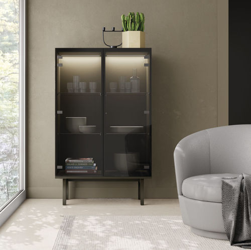 Credenza alta - ON APARADOR 14 - VIVE - MUEBLES VERGE S.L. - contemporanea / in legno laccato opaco / in vetro laccato