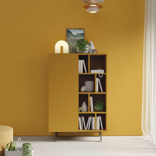 Credenza alta - COMPACT APARADOR 23 - VIVE - MUEBLES VERGE S.L. - moderna / in legno laccato opaco / con ripiano