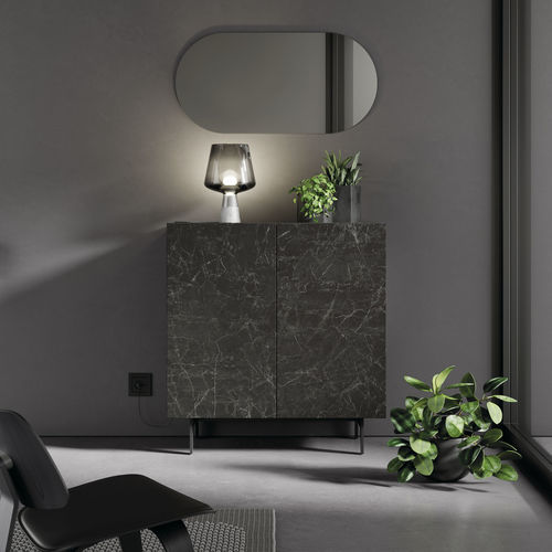 Credenza alta - COMPACT RECIBIDOR 8 - VIVE - MUEBLES VERGE S.L. - contemporanea / in legno laccato opaco / in ceramica