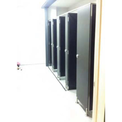 Cabina per bagni pubblici in MDF - MEGABLOK S.A. - per toilette / per edifici pubblici
