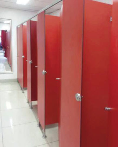 Cabina per bagni pubblici in laminato - MEGABLOK S.A. - per toilette / per interni