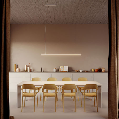 Luce a sospensione - ATLAS - Luz Negra - LED / lineare / rotonda