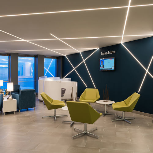 Profilo luminoso integrato - PLASTERLED - Luz Negra - LED / in gesso / contract
