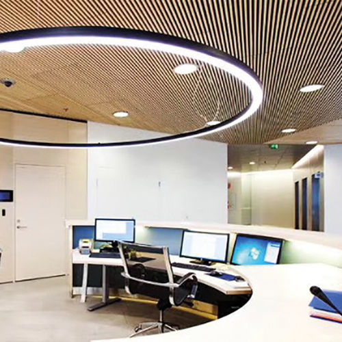 Luce a sospensione - SKYLED SATURNO 150 - Luz Negra - LED / ad anelli / IP20
