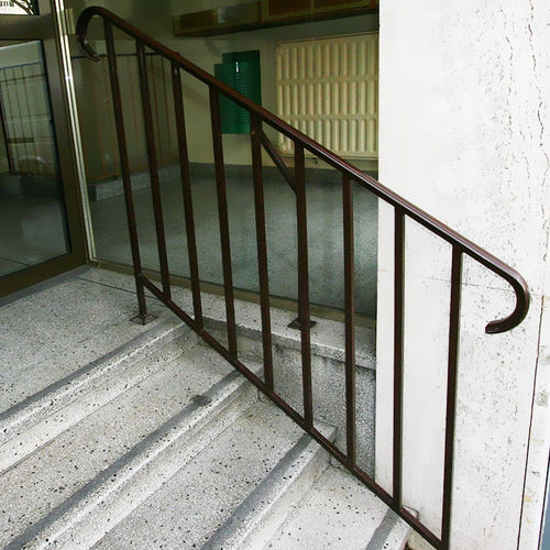 Ringhiera in acciaio - SMF Services - a sbarre / in rete metallica / da interno