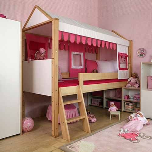 Letto capanna - DEBE.DELITE : ROOM 03 - de Breuyn Möbel GmbH - a soppalco / singolo / contemporaneo