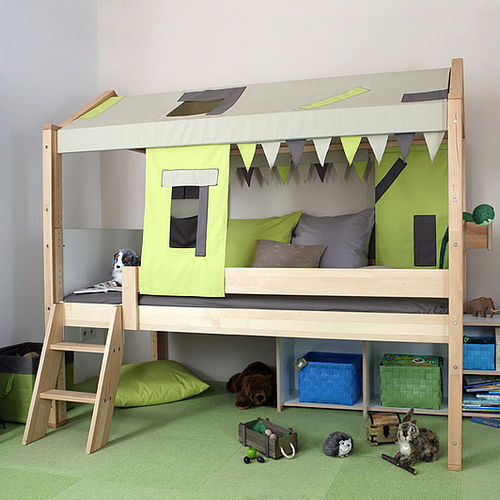Letto capanna - DEBE.DELITE : ROOM 04 - de Breuyn Möbel GmbH - a soppalco / singolo / contemporaneo