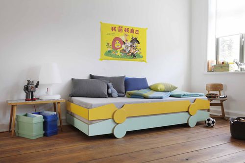 Letto con letto estraibile - SPEEDOLETTO - de Breuyn Möbel GmbH - singolo / contemporaneo / per bambini