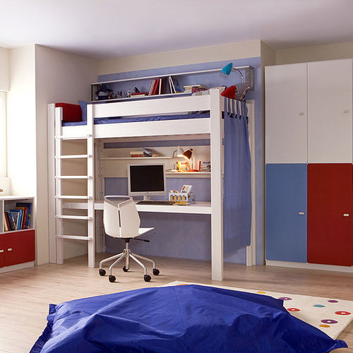 Letto a soppalco - DEBE.DESTYLE : TEENAGERS 01 - de Breuyn Möbel GmbH - singolo / contemporaneo / per bambini
