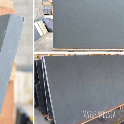 Lastra in pietra in ardesia - MARE SLATE  SLABS - MAP Slate Srl - grigia