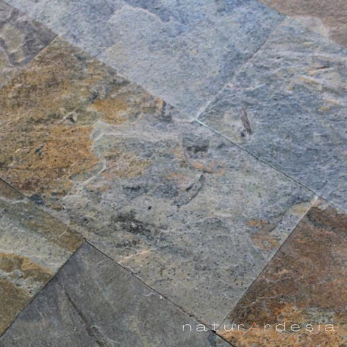 Piastrella in quarzite - PLATINUM QUARZITE - MAP Slate Srl - in pietra naturale / finitura naturale / per interni