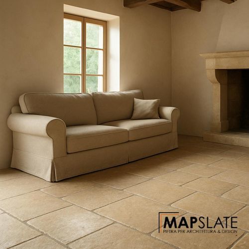 Lastricato in pietra naturale - COTTAGE YELLOW  - MAP Slate Srl - da interno / da sala / per ingresso
