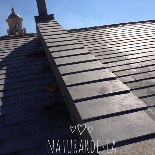 Rivestimento di facciata per facciata ventilata - ARDESIA MARE - MAP Slate Srl - a scandola / ardesia / discontinuo