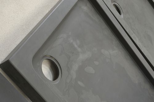 Piatto doccia quadrato - BLACK SLATE SHOWER TRAY - MAP Slate Srl - da incasso / in pietra naturale / antiscivolo