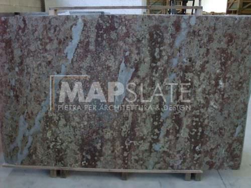Lastra in pietra in ardesia - MULTICOLOR SLATE SLABS  - MAP Slate Srl - marrone