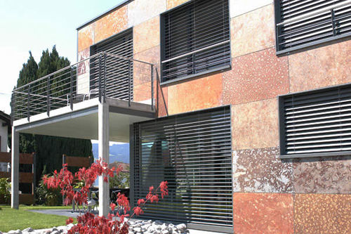 Rivestimento di facciata in fogli - MULTICOR SLATE FACADE - MAP Slate Srl - in ardesia / liscio