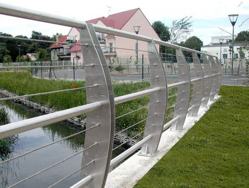 Ringhiera in metallo - PARAISO INOX - Design espaces - a sbarre / da esterno / per balcone