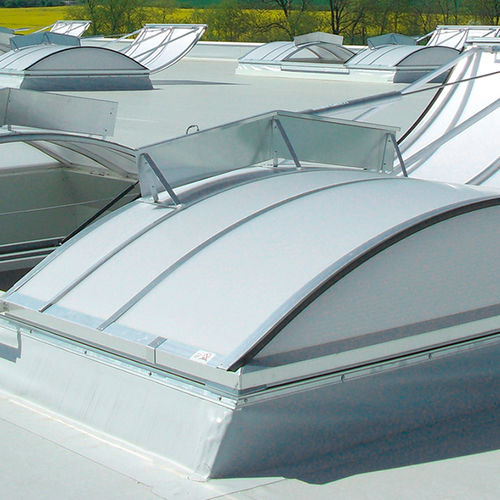 Lucernario per vetri - VARIO THERM - VITRAL - per tetto piano / con cornice di supporto in lamiera / in vetro