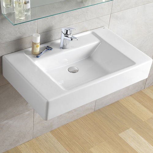 Lavabo sospeso - 13020 - Ceramicas Gala - in ceramica / rettangolare / contemporaneo