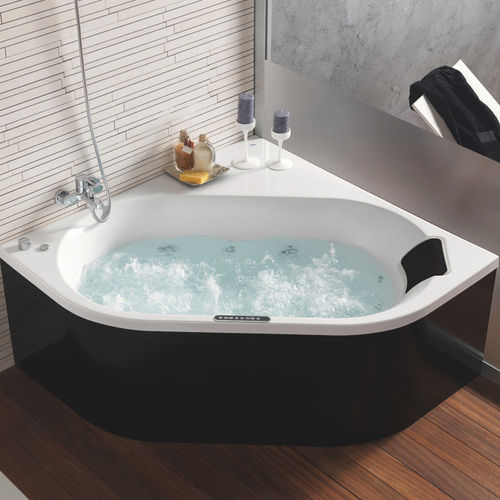 Vasca da bagno d'angolo - FLEX CENTER - Ceramicas Gala - da appoggio / in acrilico / doppia