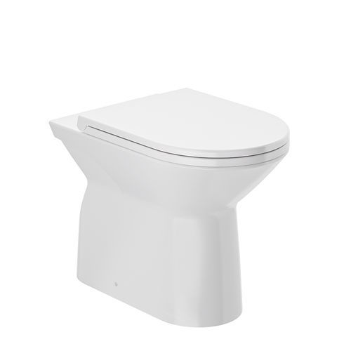 WC da appoggio - ARIS - Ceramicas Gala - in ceramica / allungato / senza brida