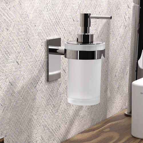 Distributore di sapone professionale - KAY  - Ceramicas Gala - per uso residenziale / da parete / in metallo cromato