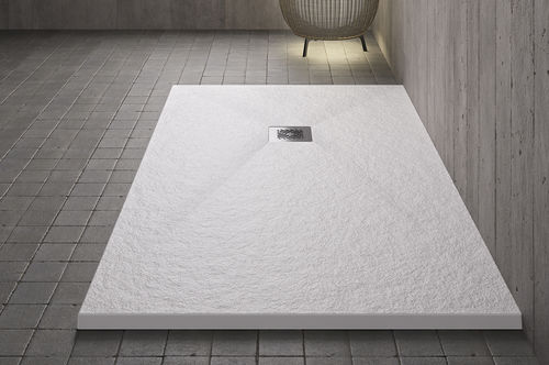 Piatto doccia rettangolare - QUANTUM - Ceramicas Gala - rialzato / in resina / antiscivolo