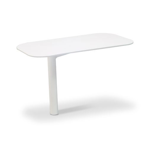 Tavolo d'appoggio contemporaneo - RIVAGE - VLAEMYNCK - in alluminio / con supporto in alluminio / rettangolare